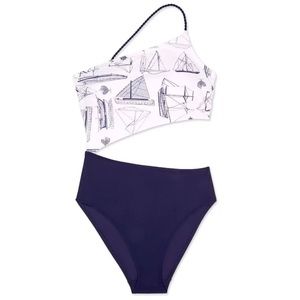 Tory Burch Sail Onepiece Swimsuit